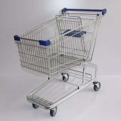 ซื้อ รถเข็นช้อปปิ้ง 180L ร้อนขายหน้าที่บรรทุกหนัก Shopping Mall Greman Series ซูเปอร์มาร์เก็ตรถเข็นช็อปปิ้งโลหะ online manufacture