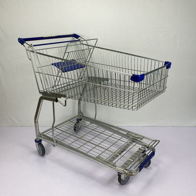 ซื้อ รถเข็นช็อปปิ้งโลหะร้านสะดวกซื้อ 135L ใบรับรอง CE online manufacture