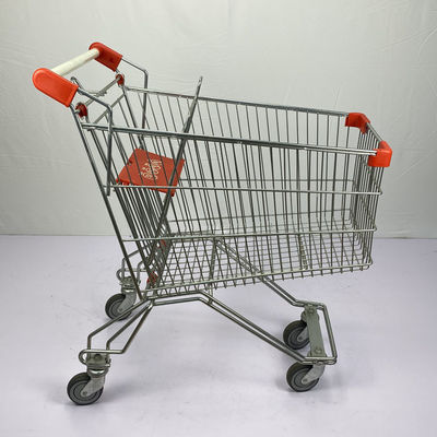 ซื้อ รถเข็นซุปเปอร์มาร์เก็ตสไตล์รัสเซียทั่วไป 125L พร้อมล้อ PU online manufacture