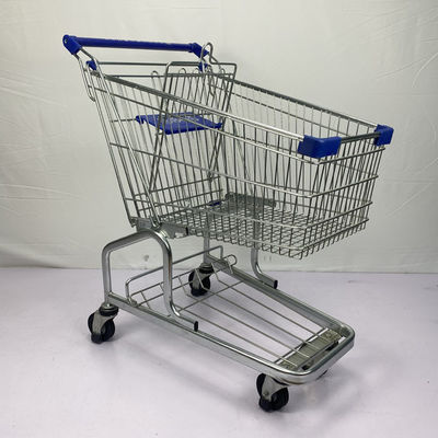 ซื้อ สไตล์เยอรมัน 100L Convenience Retail Chain Supermarket รถเข็นโลหะพร้อม 3 Blades ผู้ผลิตล้อเลื่อน online manufacture