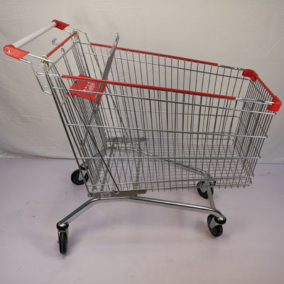 ซื้อ Q195 Steel 240L Store รถเข็นซุปเปอร์มาร์เก็ตรถเข็นช็อปปิ้ง SGS Certificate online manufacture