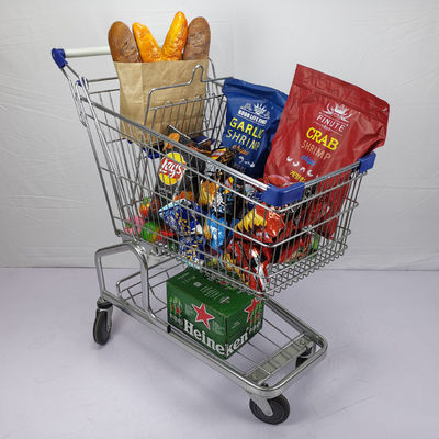 ซื้อ รถเข็นช้อปปิ้งร้านขายของชำโลหะประเภท CE เยอรมันความจุกำลังโหลด 110 กก online manufacture