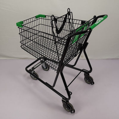 ซื้อ รถเข็นช้อปปิ้งน้ำหนักเบาสไตล์อเมริกัน 80 ลิตร สีดำ online manufacture