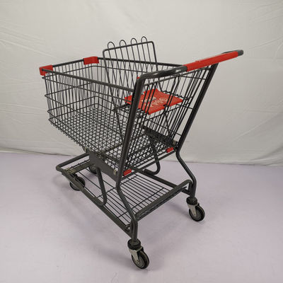 ซื้อ 125L Standard American Shopping Trolley รถเข็นคลังสินค้าพร้อมที่นั่งพับได้ online manufacture