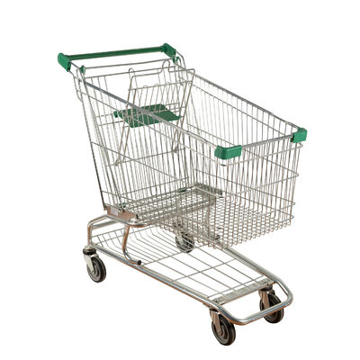 ซื้อ รถเข็นโลหะเคลือบผงสังกะสีเหล็ก Q195 พร้อมชิ้นส่วนพลาสติกสีเขียว online manufacture