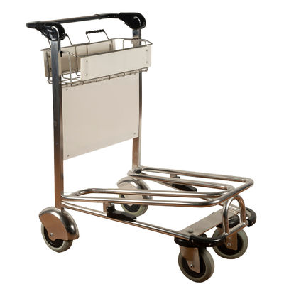 ซื้อ รถเข็นกระเป๋าสนามบินสแตนเลส CE พร้อมรถเข็นผู้โดยสารสนามบิน Handbreak online manufacture