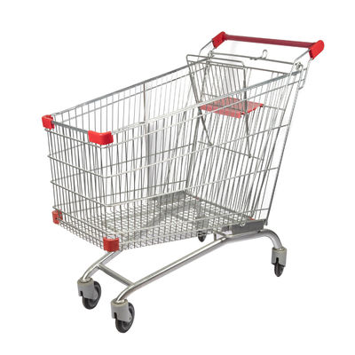 ซื้อ 240L ความจุขนาดใหญ่คลังสินค้าสไตล์ยุโรปช้อปปิ้งรถเข็นโลหะรถเข็นซุปเปอร์มาร์เก็ต online manufacture