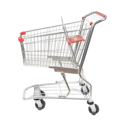 ซื้อ รถเข็นเหล็กซุปเปอร์มาร์เก็ต Metal Galvanized Americana 60L online manufacture