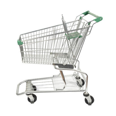 ซื้อ รถเข็นเหล็กซุปเปอร์มาร์เก็ตอเมริกัน รถเข็นขายของชำ 100 ลิตร SGS online manufacture