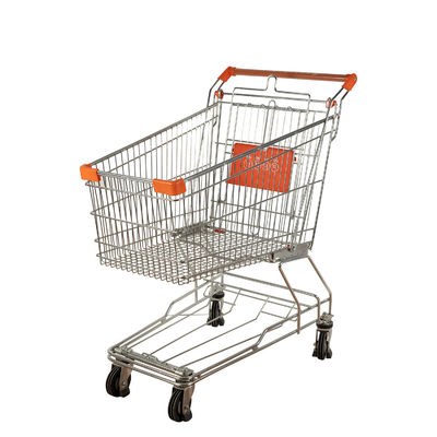 ซื้อ รถเข็นช็อปปิ้งโลหะมาตรฐานเอเชีย 125L ซูเปอร์มาร์เก็ตร้านขายของชำรถเข็นรถเข็น EN BS 1929 online manufacture