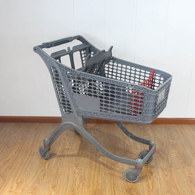 ซื้อ 130L จีน ทั้งหมดพลาสติก โทรลี่ผลักพลาสติกรถช้อปปิ้ง online manufacture