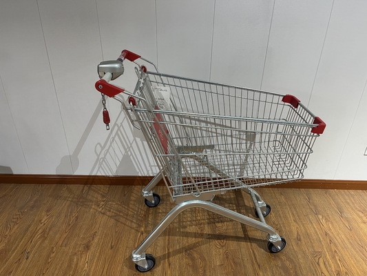 ซื้อ 125L ขายปลีก ขนรถตู้ช้อปปิ้งโลหะพับขนาดใหญ่ พร้อมเก้าอี้เด็ก online manufacture