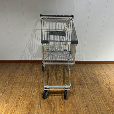 ซื้อ 125L Australian supermarket shopping cart with grey plastic parts chain store shopping cart CE online manufacture