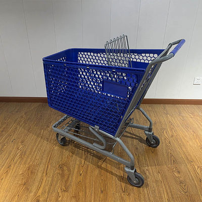 ซื้อ 165L Hot Selling Durable America Style China Plastic Shopping Carts online manufacture