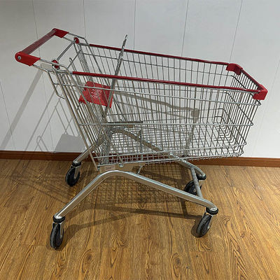 ซื้อ 100L European Style Shopping Trolley with CE Certification Metal Supermarket Carts online manufacture