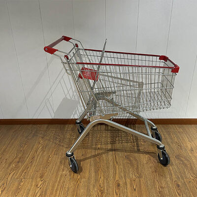 ซื้อ 125L European Style Hand Folding Shopping Trolley Cart with Children Seats การผลิตออนไลน์