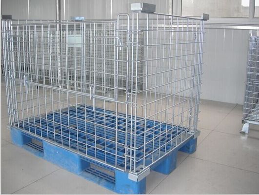 ประเทศจีน Warehouse Storage Cages container Retail Shop Equipment For Supermarket โรงงาน